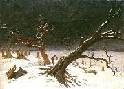 Caspar David Friedrich Winterlandschaft oil on canvas